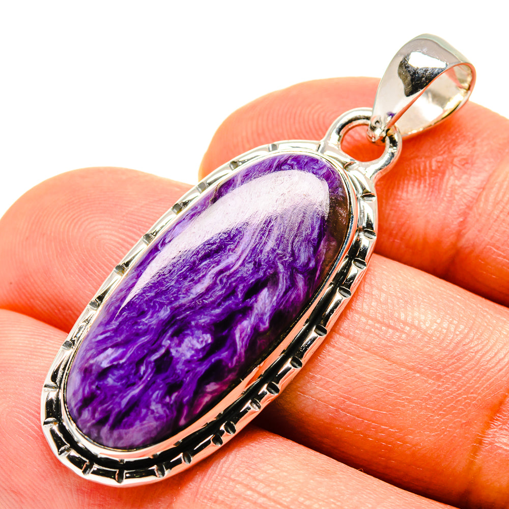 Charoite Pendants handcrafted by Ana Silver Co - PD756547