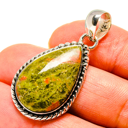 Unakite Pendants handcrafted by Ana Silver Co - PD756548