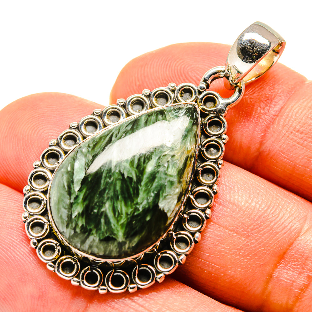 Seraphinite Pendants handcrafted by Ana Silver Co - PD756552