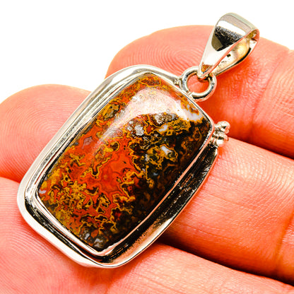 Moroccan Agate Pendants handcrafted by Ana Silver Co - PD756555