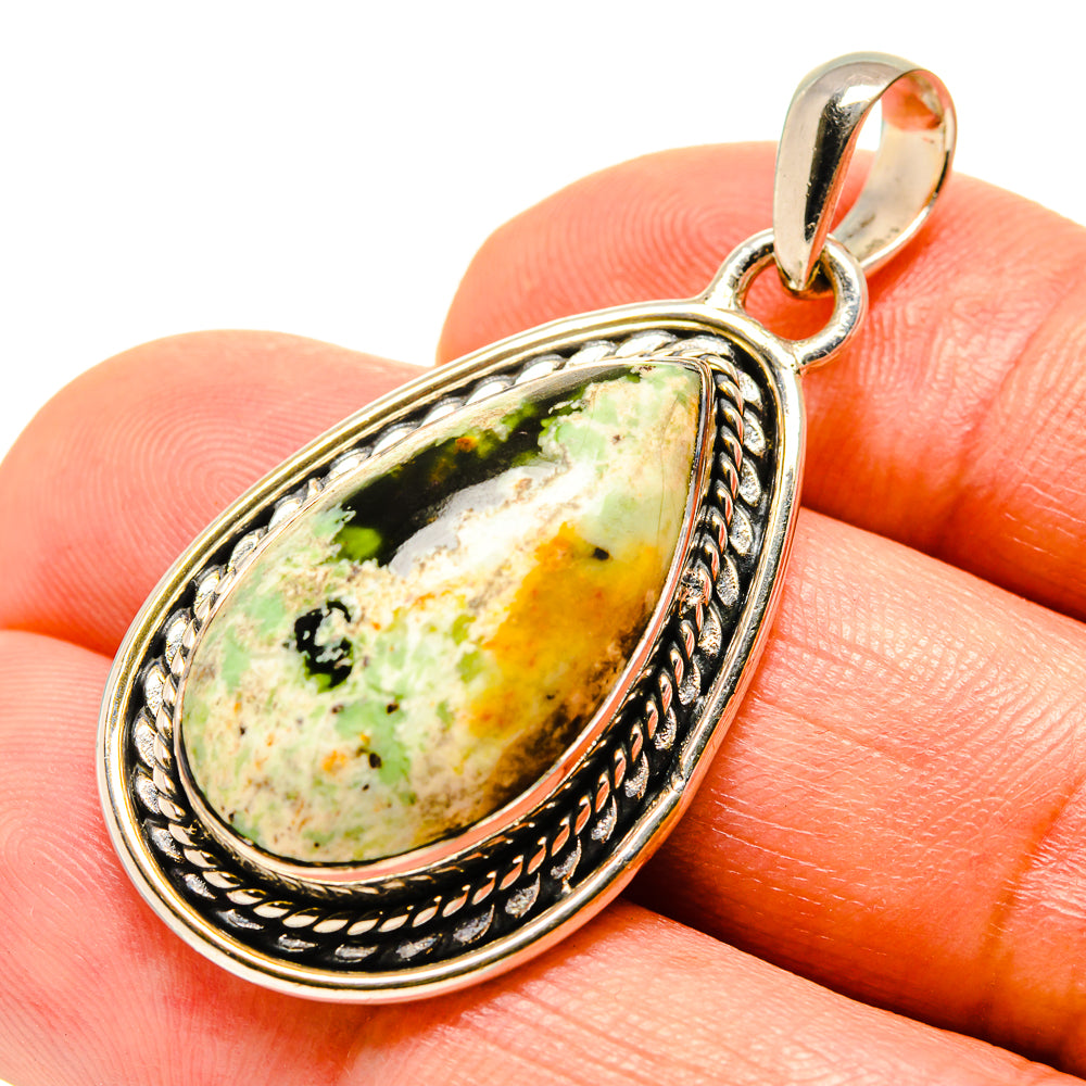 Rainforest Opal Pendants handcrafted by Ana Silver Co - PD756559