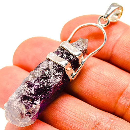 Amethyst Crystal Pendants handcrafted by Ana Silver Co - PD756569