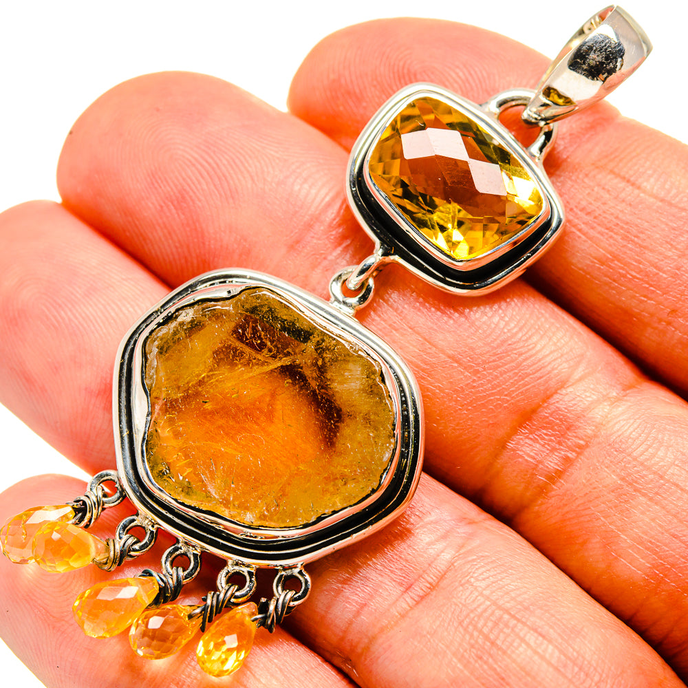 Citrine Pendants handcrafted by Ana Silver Co - PD756571