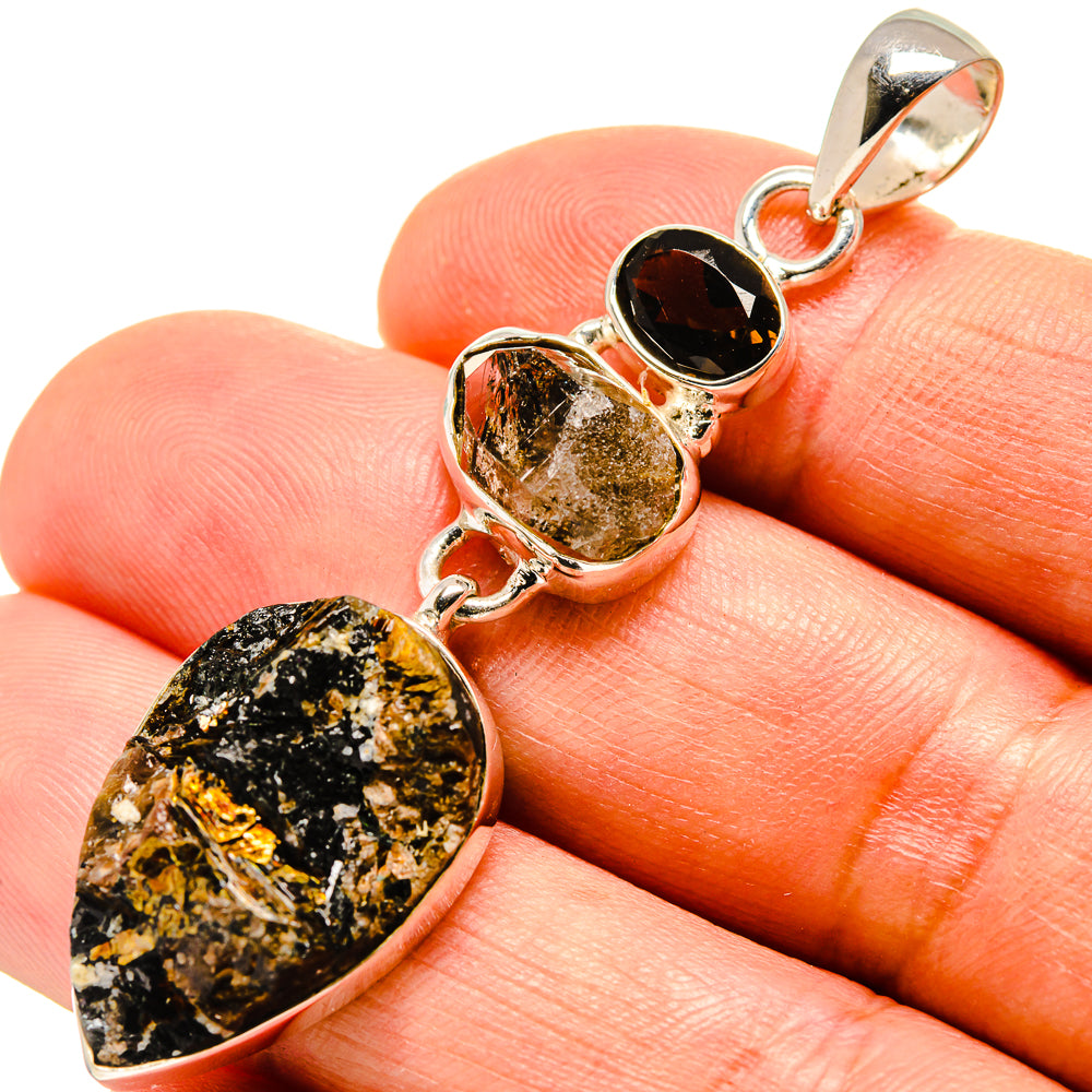 Astrophyllite Pendants handcrafted by Ana Silver Co - PD756572