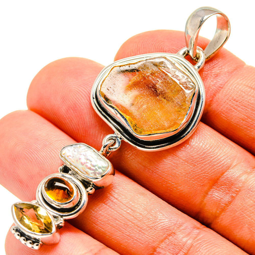 Citrine Pendants handcrafted by Ana Silver Co - PD756574
