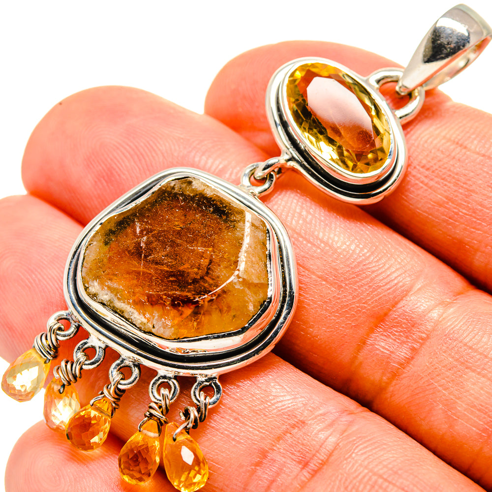 Citrine Pendants handcrafted by Ana Silver Co - PD756575