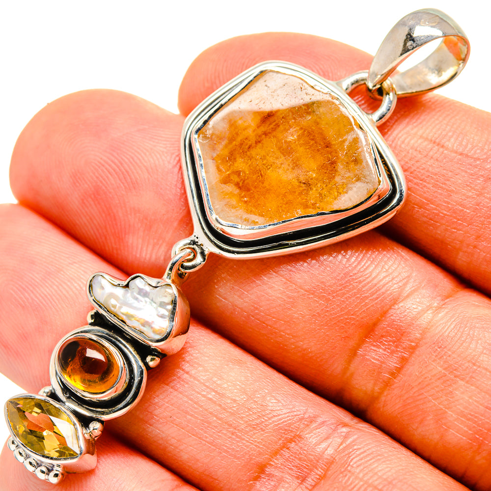 Citrine Pendants handcrafted by Ana Silver Co - PD756578