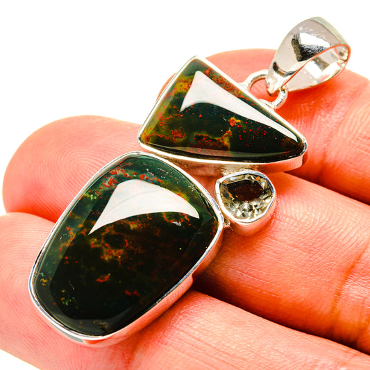 Bloodstone Pendants handcrafted by Ana Silver Co - PD756588