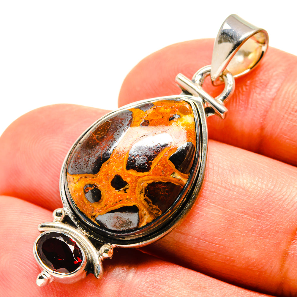 Bauxite Pendants handcrafted by Ana Silver Co - PD756590