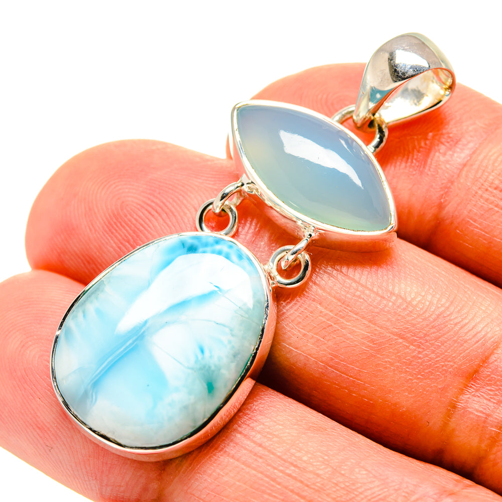 Larimar Pendants handcrafted by Ana Silver Co - PD756594