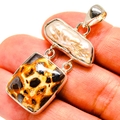 Bauxite Pendants handcrafted by Ana Silver Co - PD756596