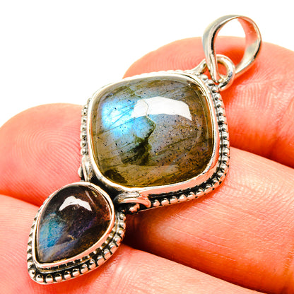 Labradorite Pendants handcrafted by Ana Silver Co - PD756599