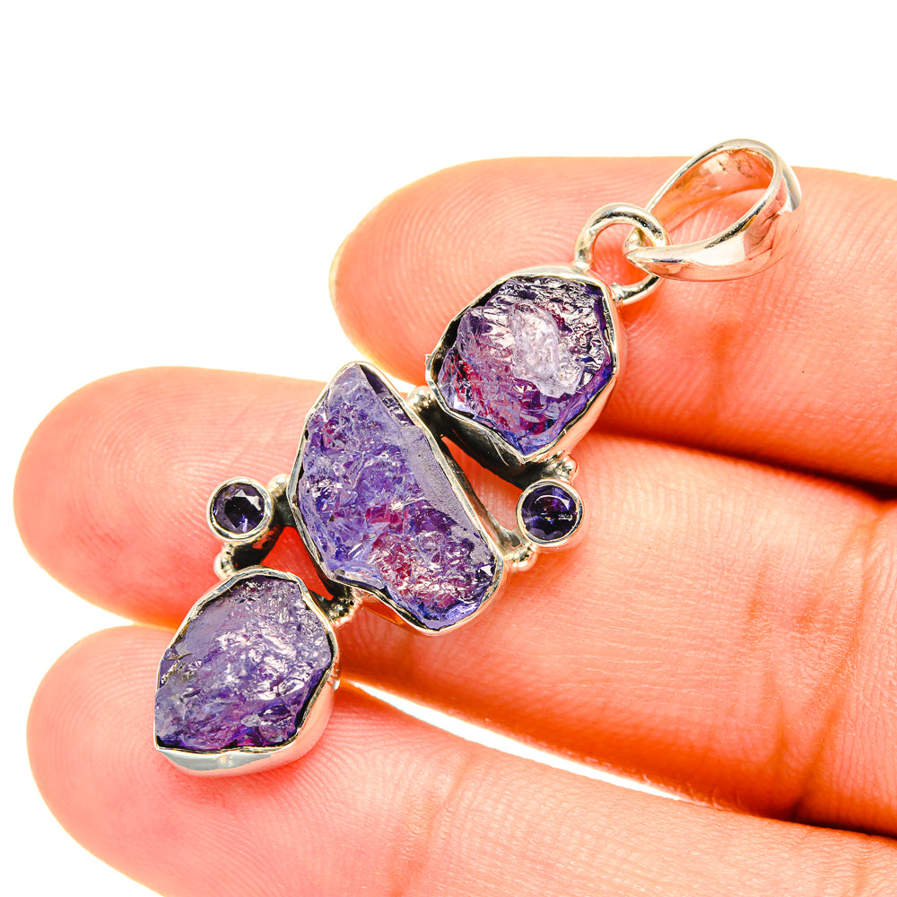 Tanzanite Pendants handcrafted by Ana Silver Co - PD7566