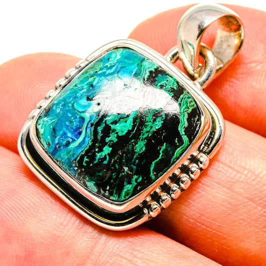 Chrysocolla Pendants handcrafted by Ana Silver Co - PD756616