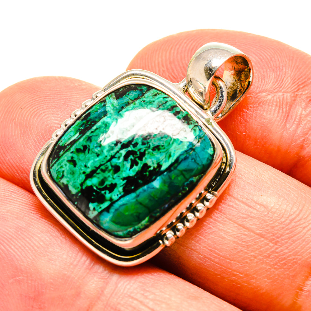 Chrysocolla Pendants handcrafted by Ana Silver Co - PD756624