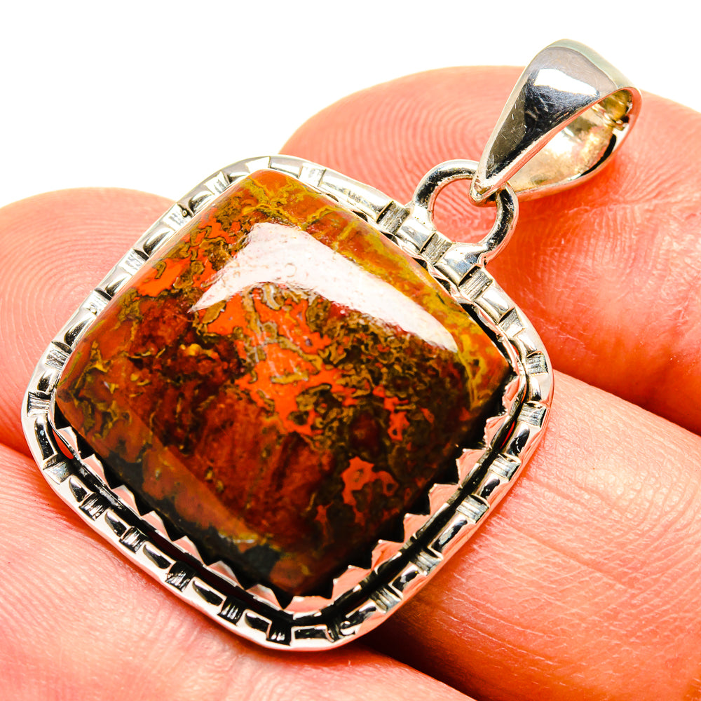 Moroccan Agate Pendants handcrafted by Ana Silver Co - PD756631