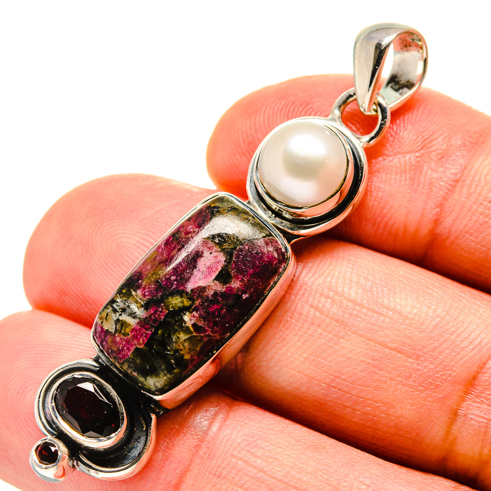 Russian Eudialyte Pendants handcrafted by Ana Silver Co - PD756644