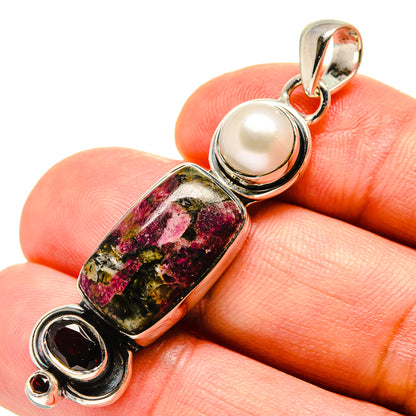 Russian Eudialyte Pendants handcrafted by Ana Silver Co - PD756644