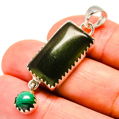 Nephrite Jade Pendants handcrafted by Ana Silver Co - PD756649