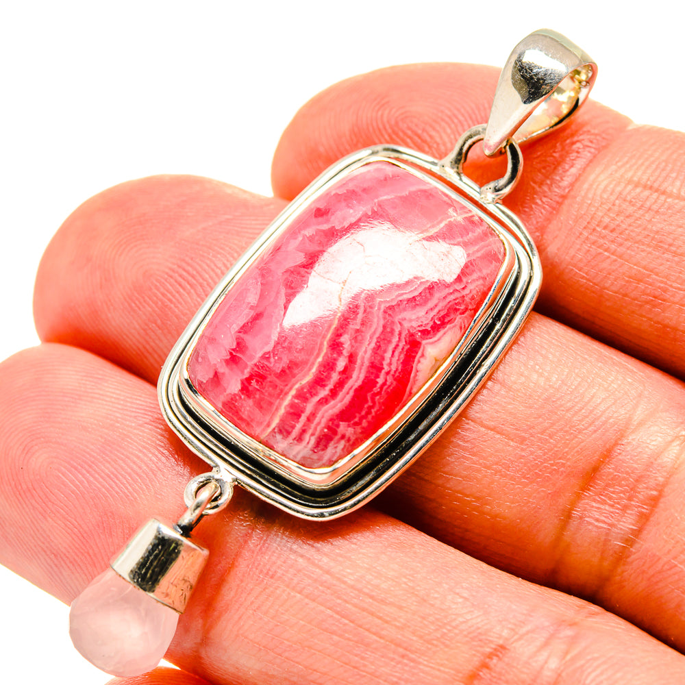 Rhodochrosite Pendants handcrafted by Ana Silver Co - PD756650