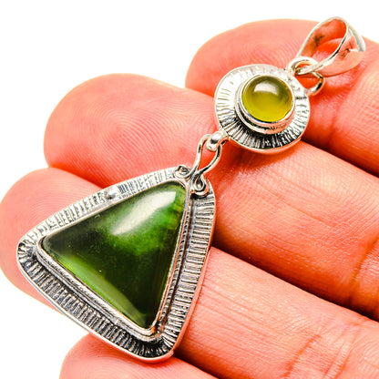 Nephrite Jade Pendants handcrafted by Ana Silver Co - PD756655
