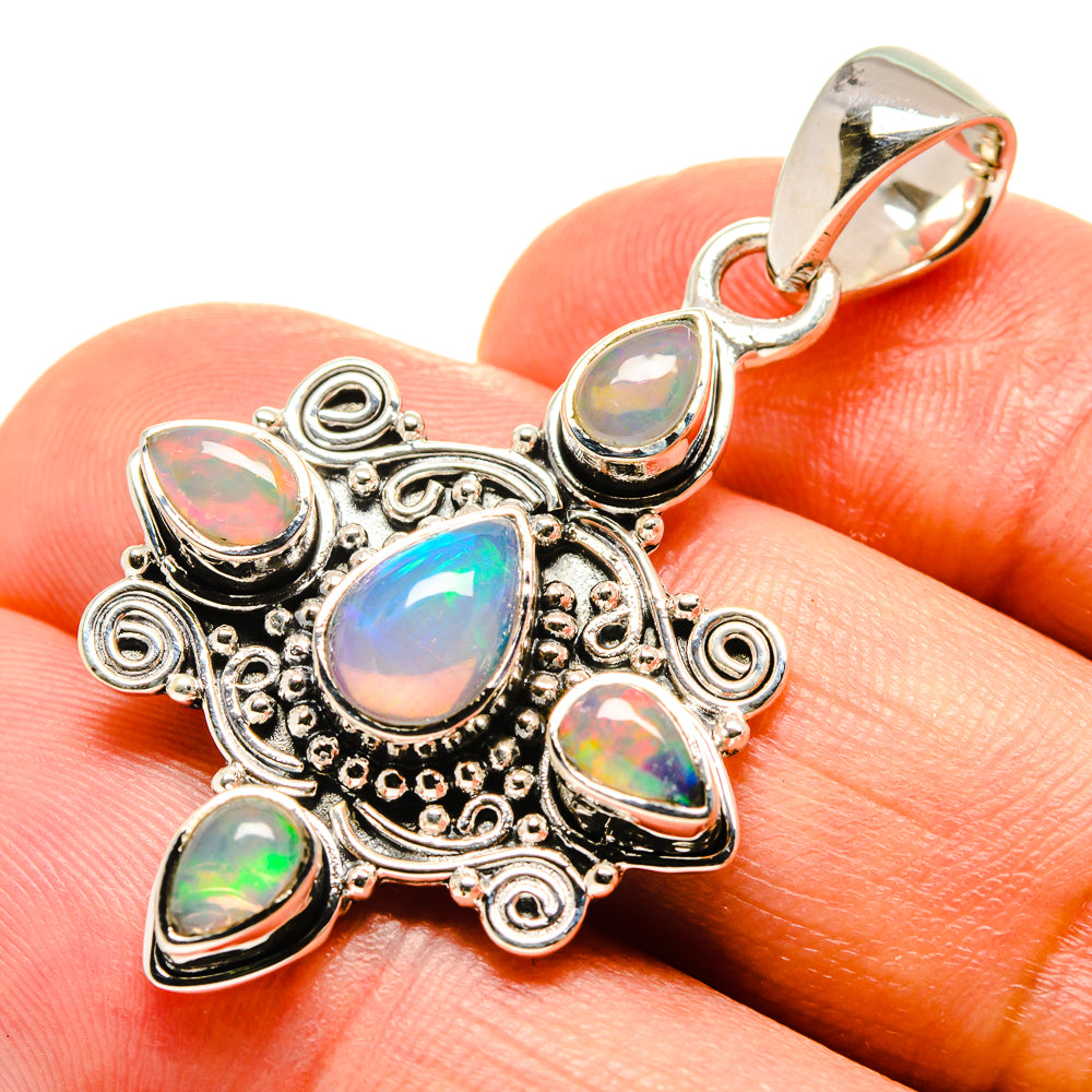 Ethiopian Opal Pendants handcrafted by Ana Silver Co - PD756669