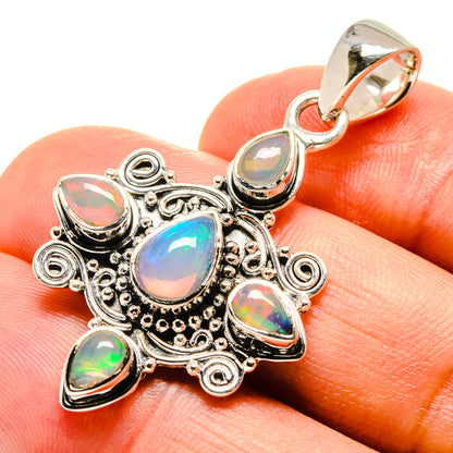 Ethiopian Opal Pendants handcrafted by Ana Silver Co - PD756669