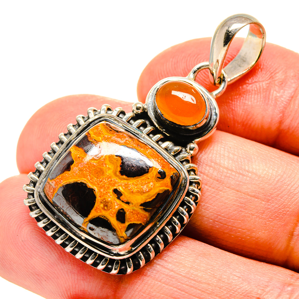 Bauxite Pendants handcrafted by Ana Silver Co - PD756671