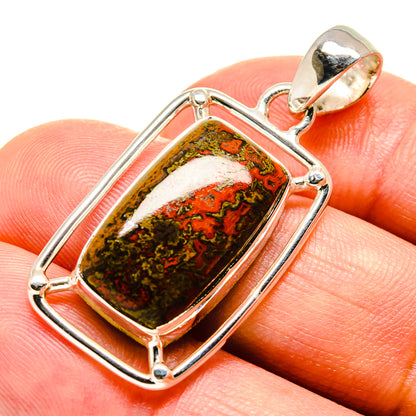 Moroccan Agate Pendants handcrafted by Ana Silver Co - PD756673