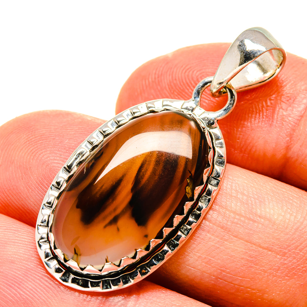 Montana Agate Pendants handcrafted by Ana Silver Co - PD756676