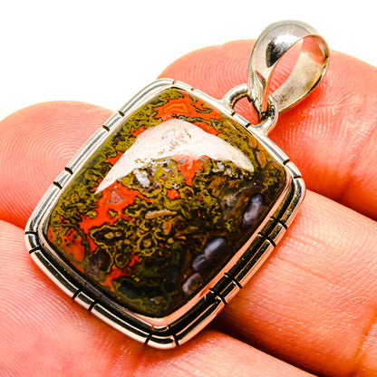 Moroccan Agate Pendants handcrafted by Ana Silver Co - PD756677