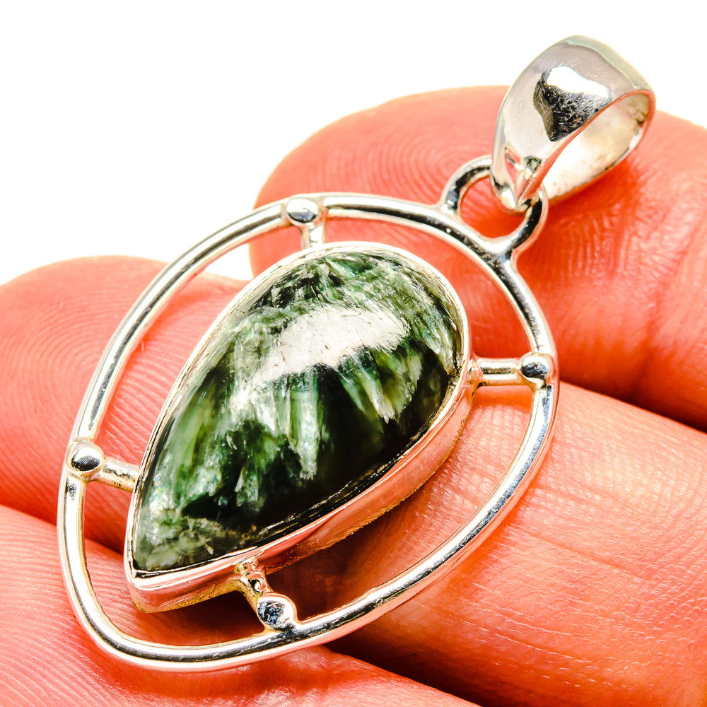 Seraphinite Pendants handcrafted by Ana Silver Co - PD756678