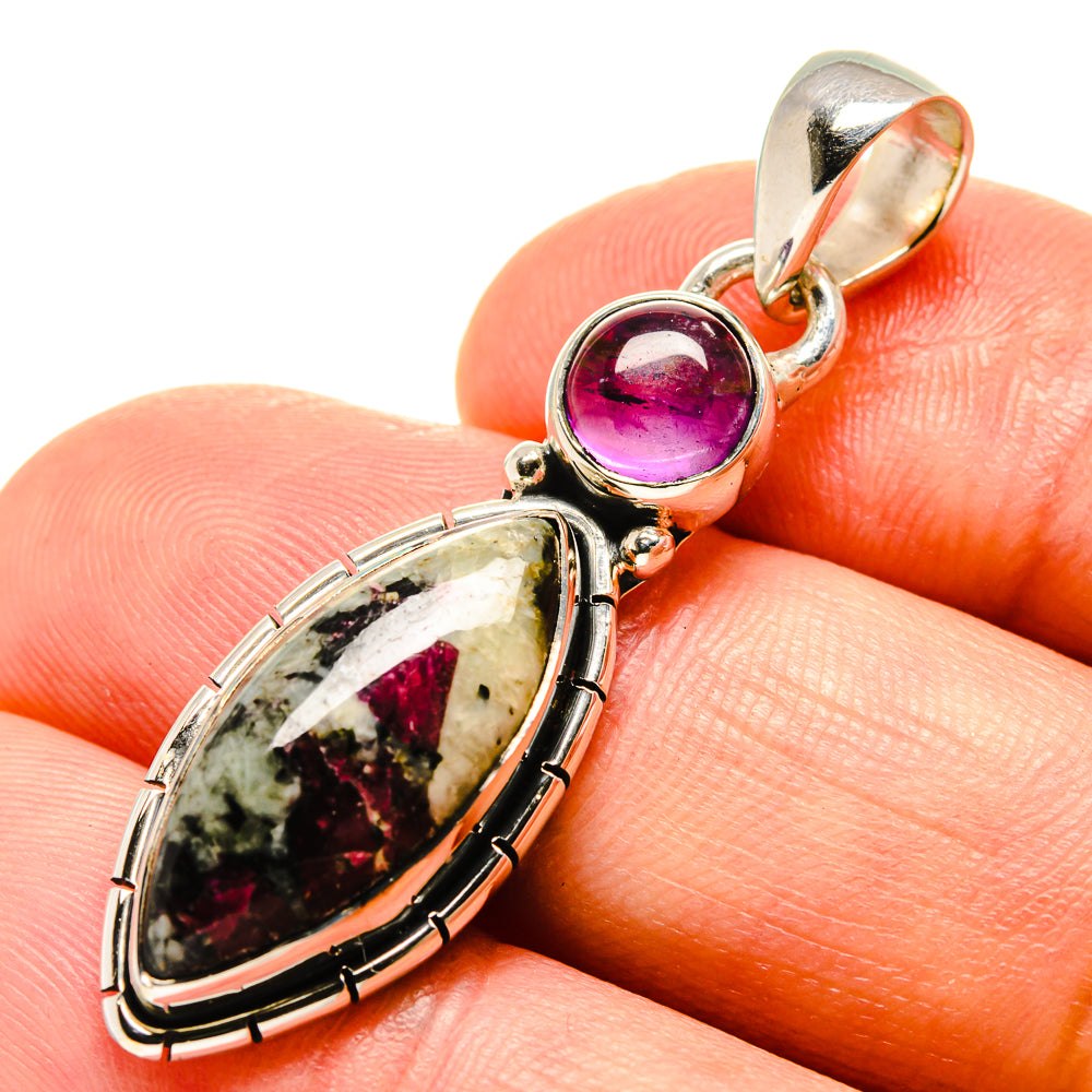 Russian Eudialyte Pendants handcrafted by Ana Silver Co - PD756681