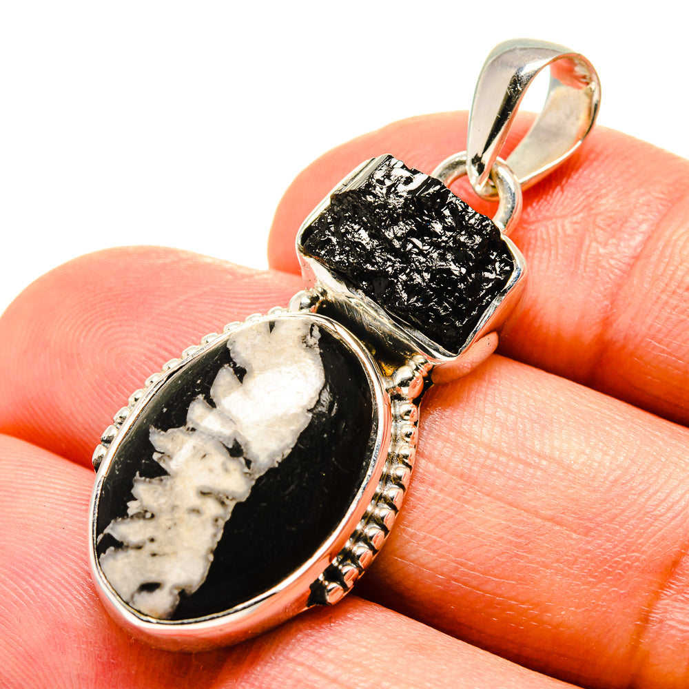 Pinolith Jasper Pendants handcrafted by Ana Silver Co - PD756682