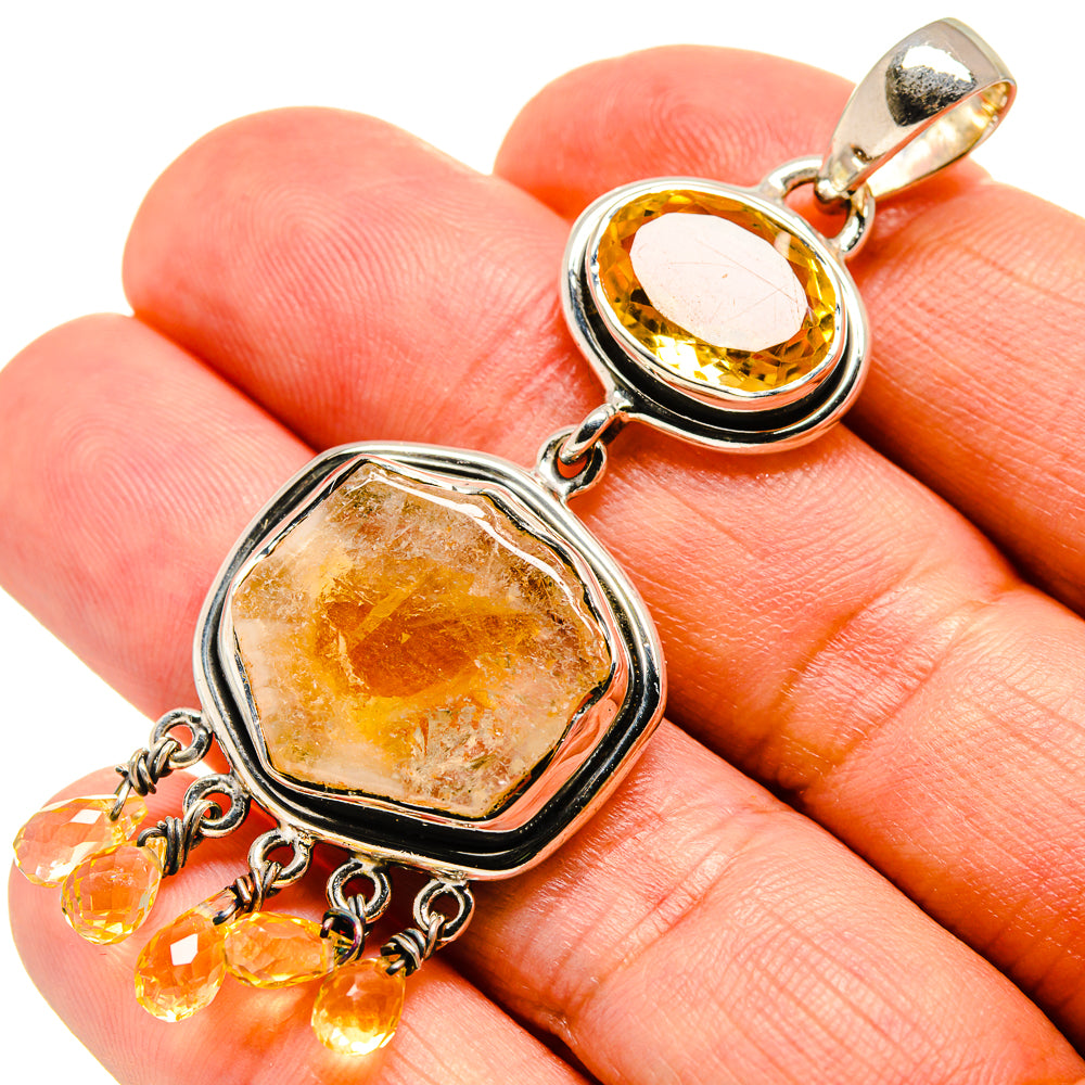 Citrine Pendants handcrafted by Ana Silver Co - PD756691