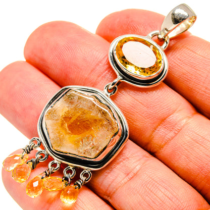 Citrine Pendants handcrafted by Ana Silver Co - PD756691