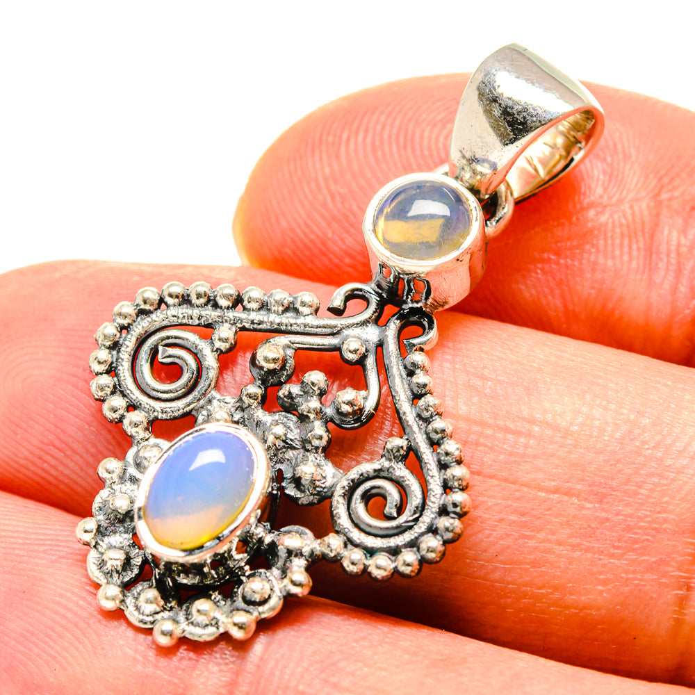 Ethiopian Opal Pendants handcrafted by Ana Silver Co - PD756707