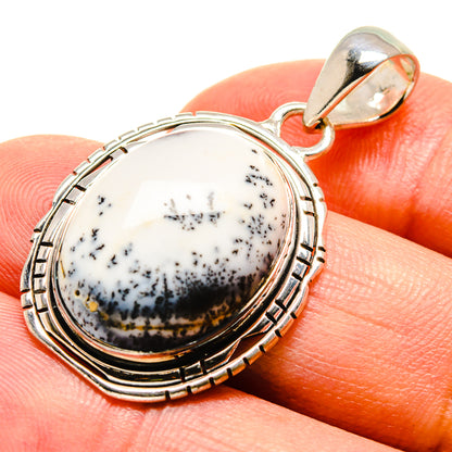Dendritic Opal Pendants handcrafted by Ana Silver Co - PD756713