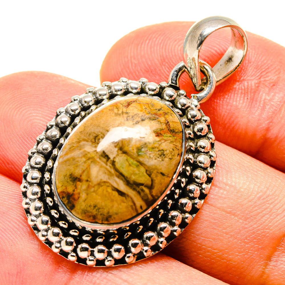 Petrified Wood Pendants handcrafted by Ana Silver Co - PD756719