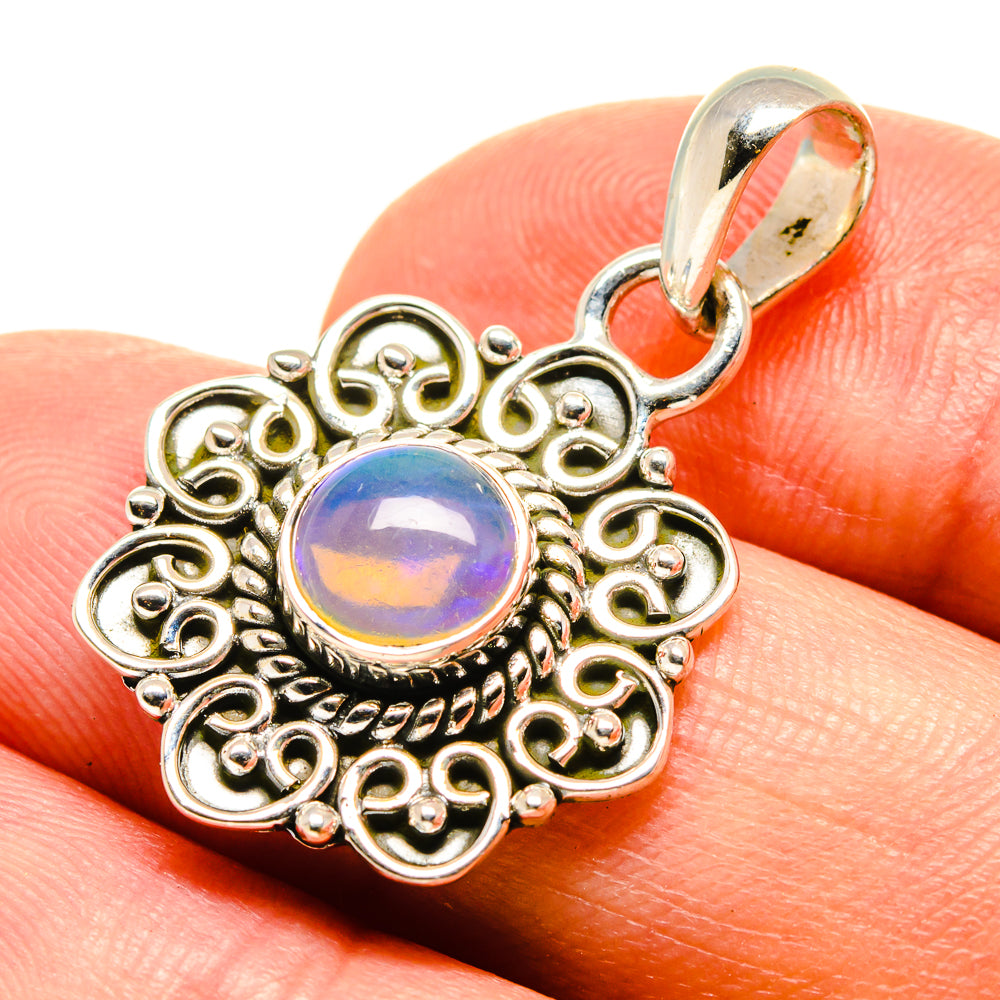 Ethiopian Opal Pendants handcrafted by Ana Silver Co - PD756722