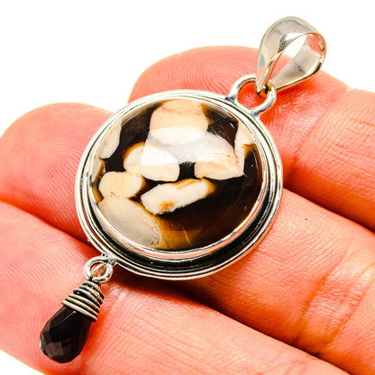 Peanut Wood Jasper Pendants handcrafted by Ana Silver Co - PD756740