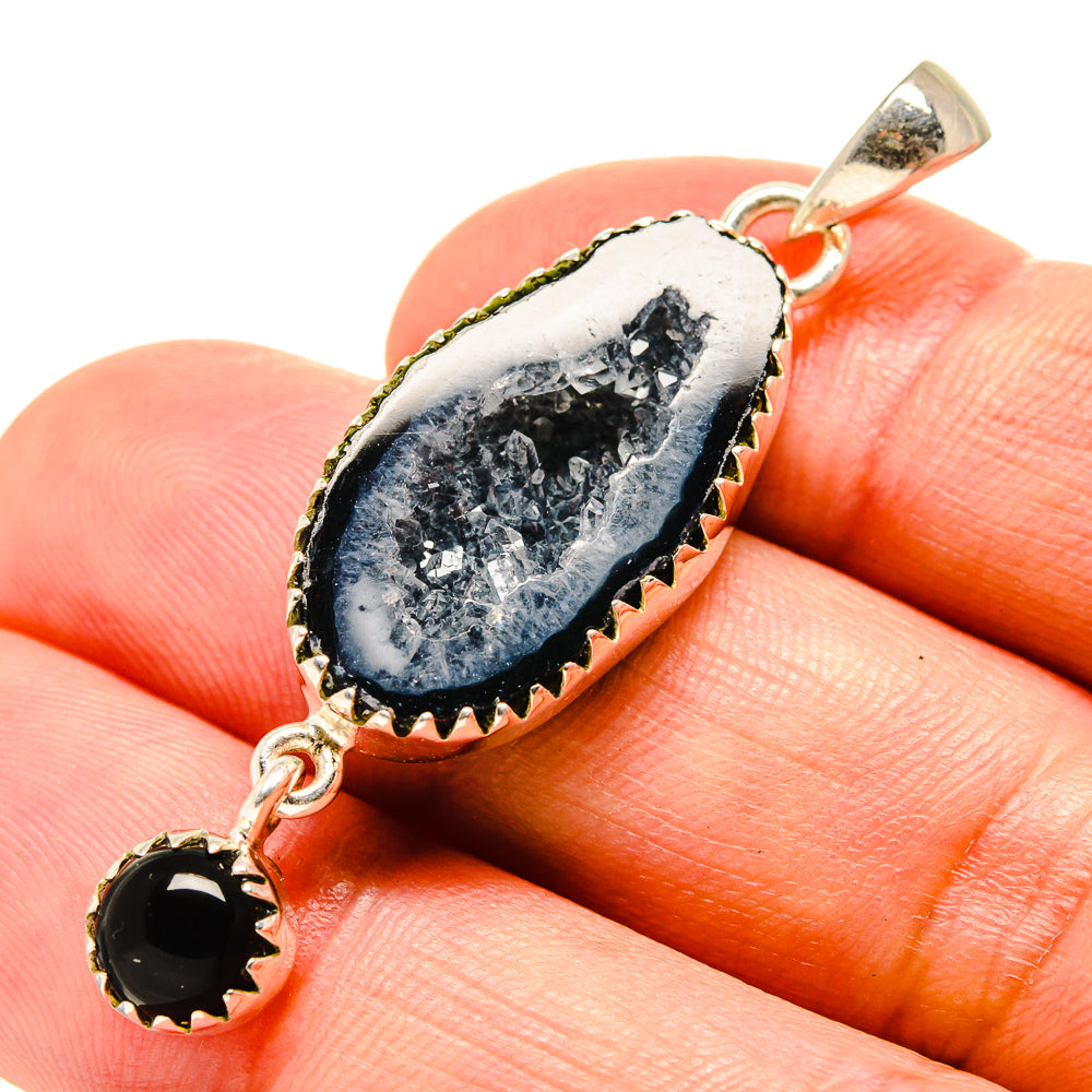 Coconut Geode Slice Pendants handcrafted by Ana Silver Co - PD756742