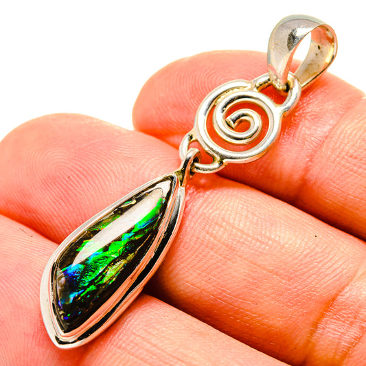 Ammolite Pendants handcrafted by Ana Silver Co - PD756747