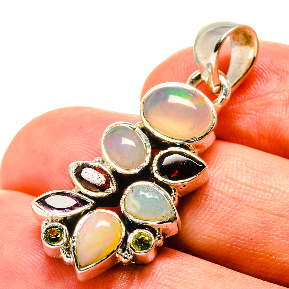 Ethiopian Opal Pendants handcrafted by Ana Silver Co - PD756758