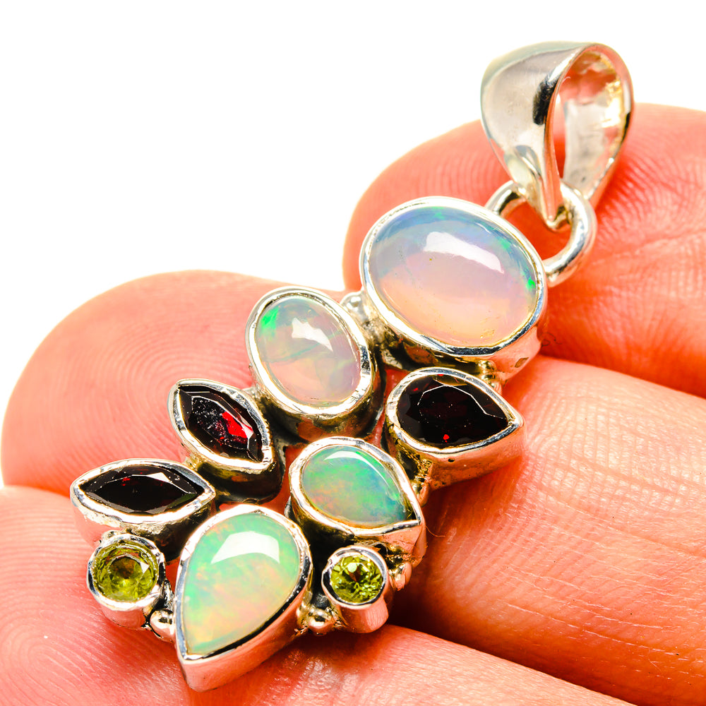 Ethiopian Opal Pendants handcrafted by Ana Silver Co - PD756759