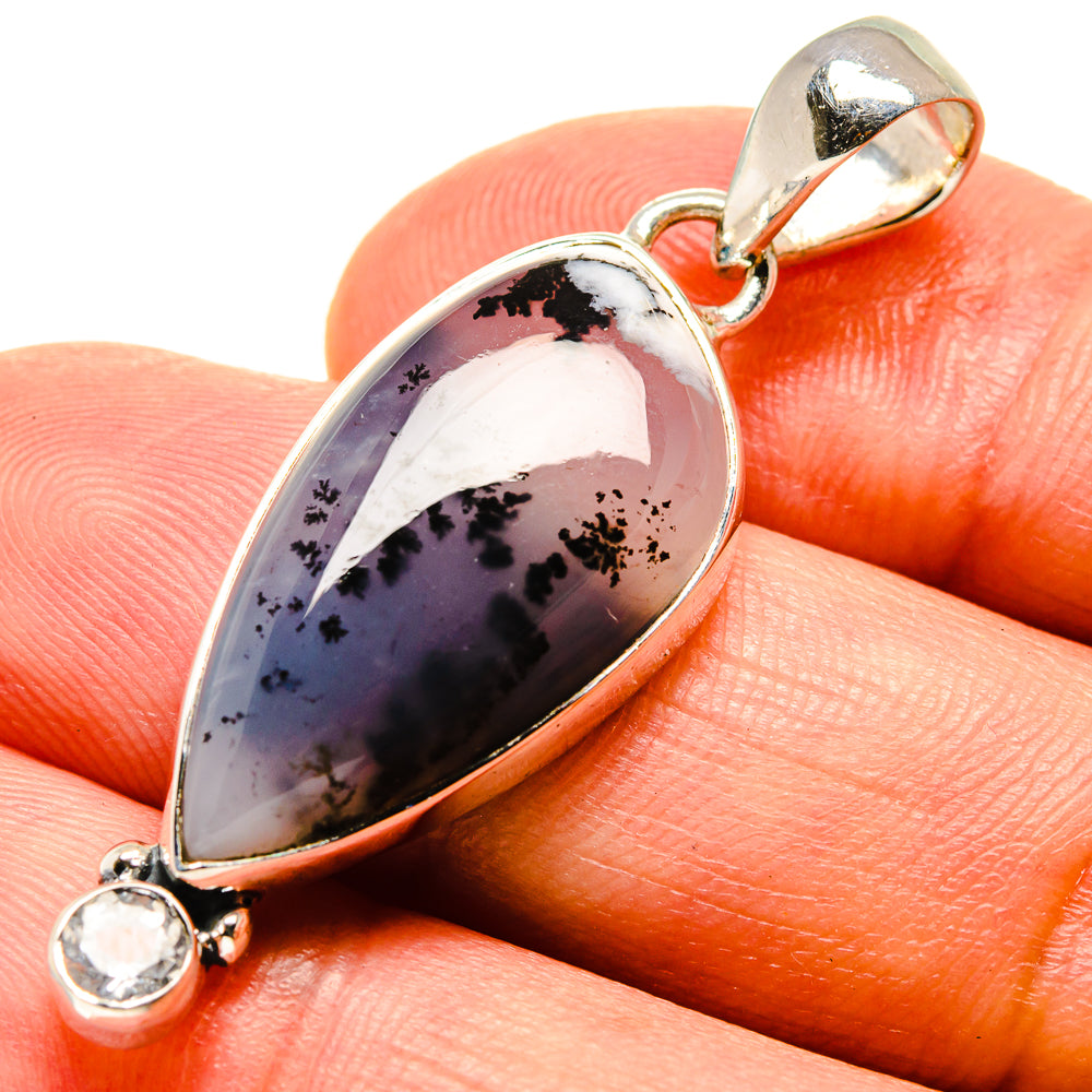 Dendritic Opal Pendants handcrafted by Ana Silver Co - PD756764