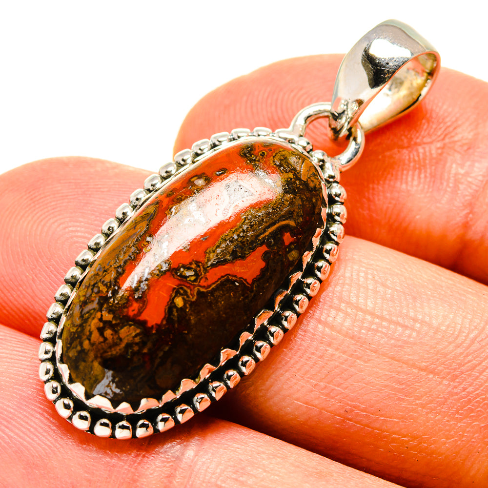 Moroccan Agate Pendants handcrafted by Ana Silver Co - PD756765