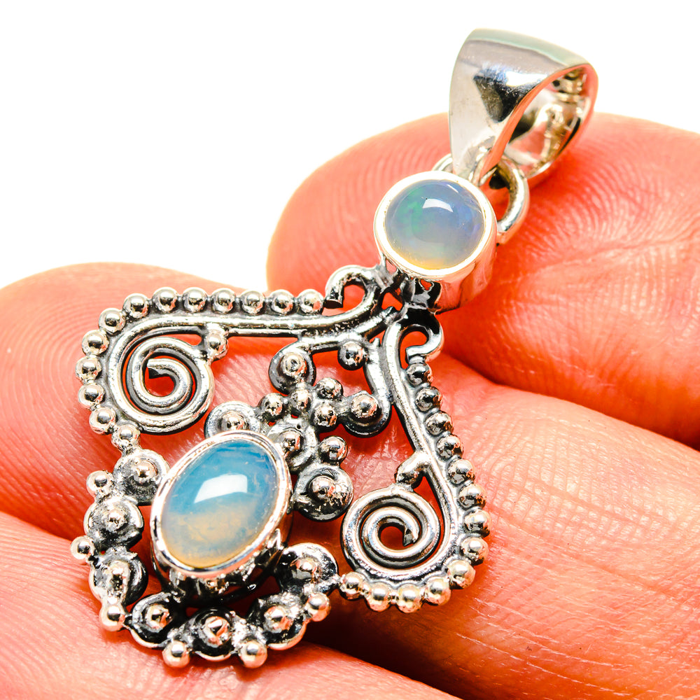 Ethiopian Opal Pendants handcrafted by Ana Silver Co - PD756771