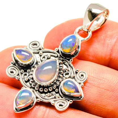 Ethiopian Opal Pendants handcrafted by Ana Silver Co - PD756772