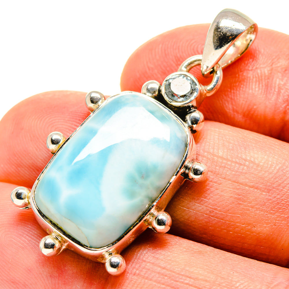 Larimar Pendants handcrafted by Ana Silver Co - PD756775